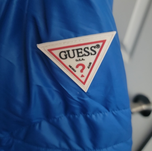 Guess blue puffer jacket - Picture 6 of 6
